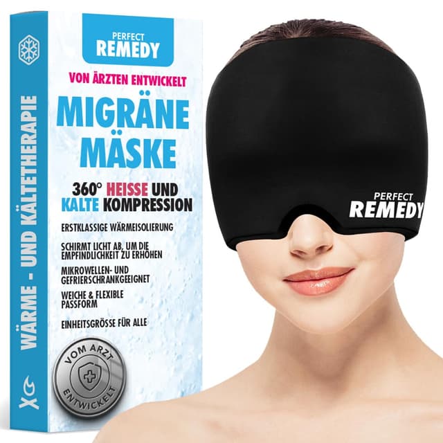 🌟 Perfekte Linderung - Migräne Maske Blue 🧖‍♂️