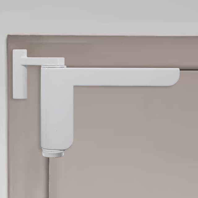 🚪 Automatischer Mini Türschließer Ohne Bohren - Weiß 1pack 🛡️