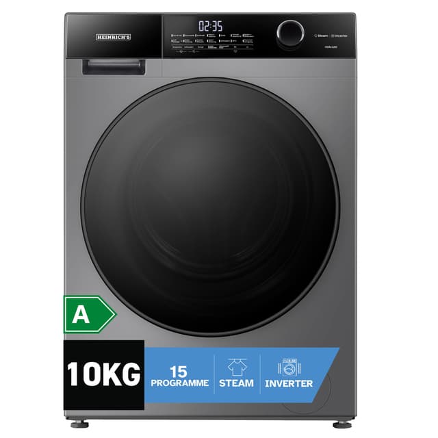 Heinrich´s Waschmaschine mit Steam-Funktion und 10kg Kapazität