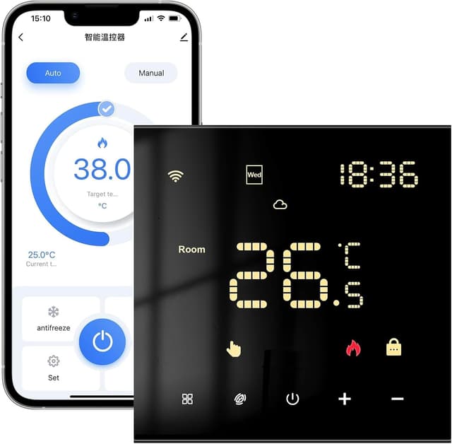 AVATTO Thermostat für Wasser Fußbodenheizung und Gasboiler mit Smart WiFi, Programmierung und Sprachsteuerung ⭐