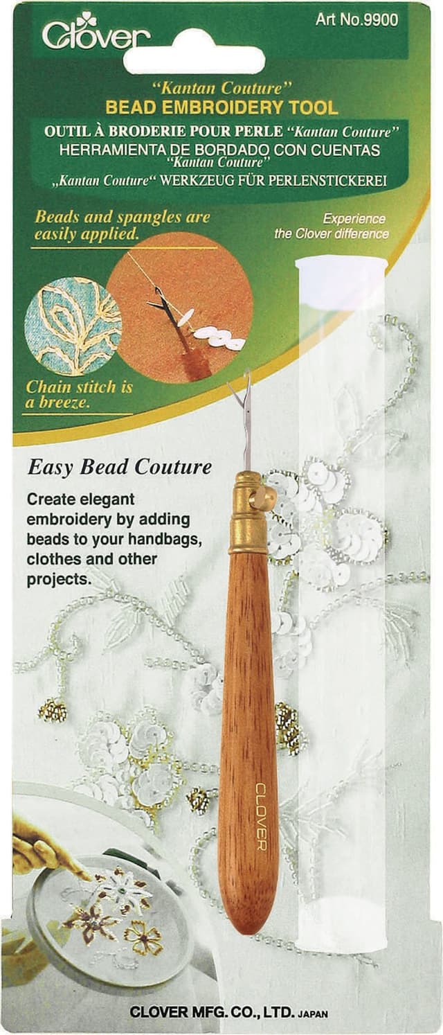 🍀 Clover Stickwerkzeug - Perfekt für Perlenstickerei und Paillettenarbeiten!
