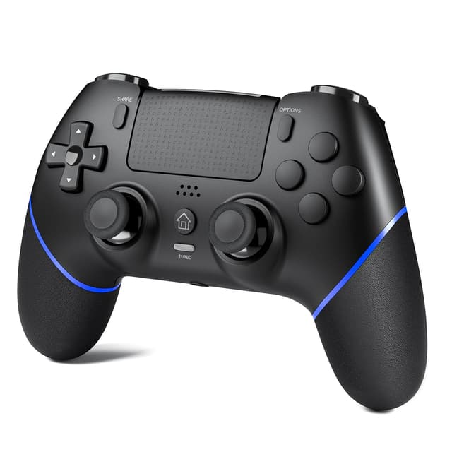 🎮 CHEREEKI Controller für PS4 Hall Joystick, Wireless Gamepad Schwarz 🕹️
