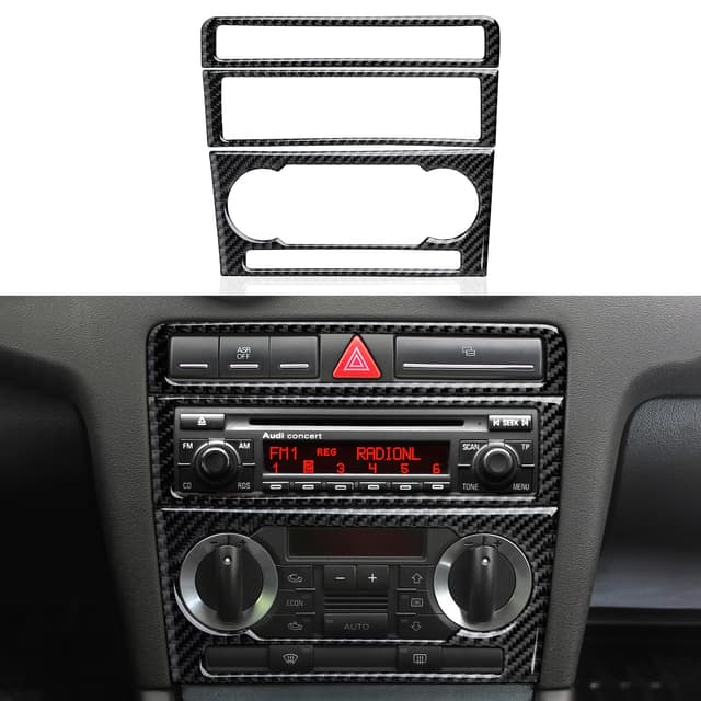 3-teiliges Carbon Fiber Innenraum-Set für Audi A3/S3/RS3 | Auto Interieur Zubehör 🍎