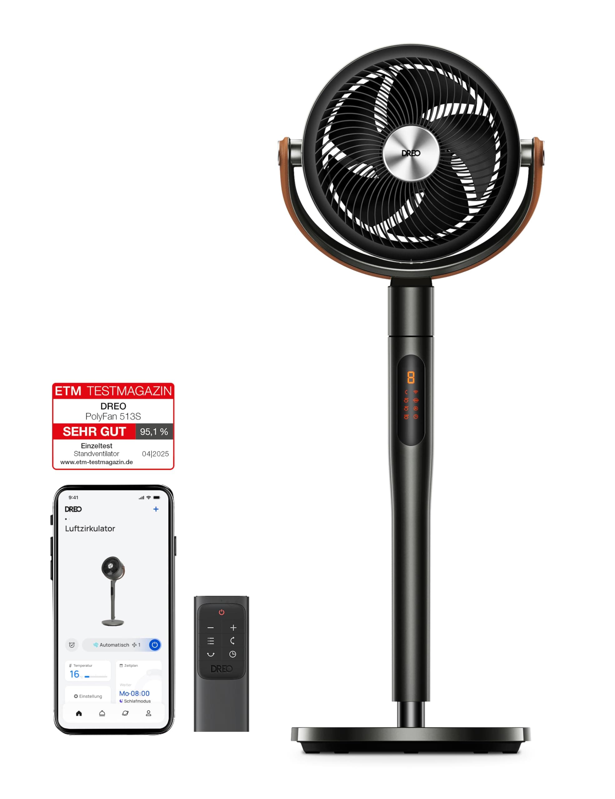 🌀 Dreo 25dB leiser Smart Standventilator 🌀