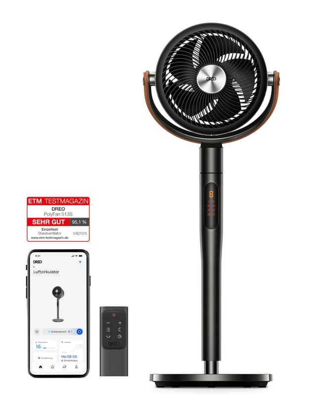 🌀 Dreo 25dB leiser Smart Standventilator 🌀