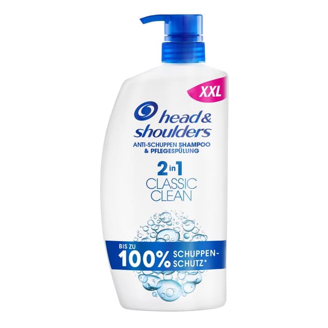 🌟 Head & Shoulders Classic Clean 2in1 Anti-Schuppen-Shampoo, 800ml Pumpspender 🌟