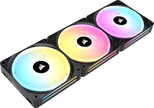 Corsair iCUE LINK QX120 RGB 120mm Magnetic Dome RGB Fans - Dreifach-Lüfter-Starter-Kit 🌟🌀