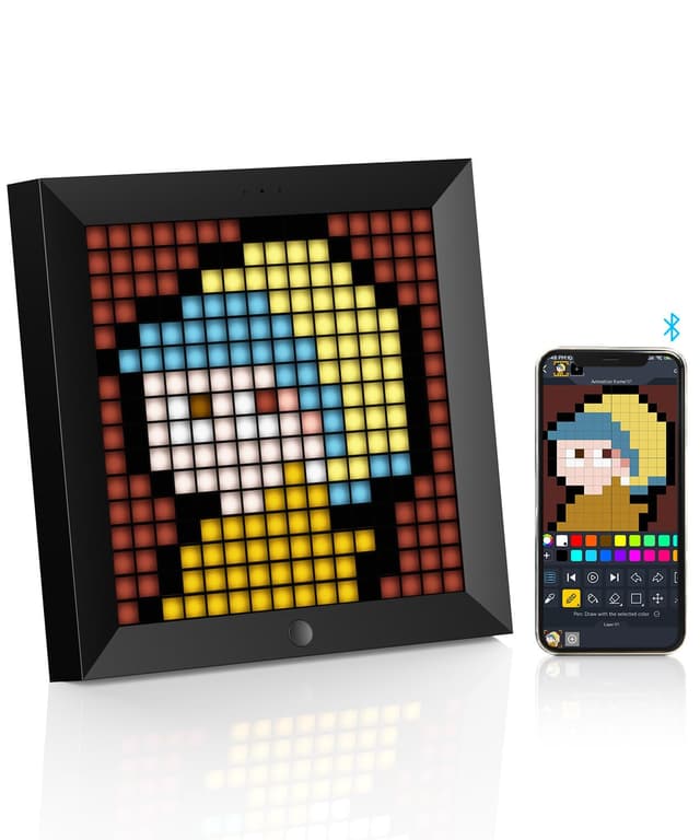 Entdecken Sie die Welt der Pixelkunst mit dem Divoom Pixoo Pixel Display! 🎨⏰