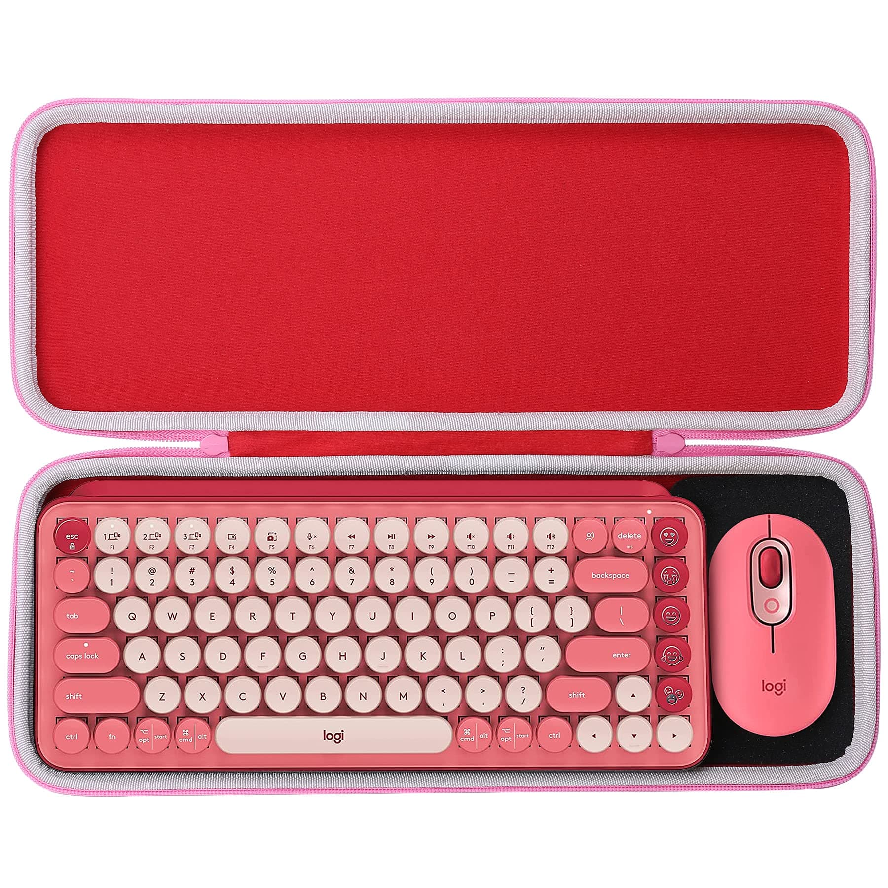 Aenllosi Hart Tragen Tasche Hülle für Logitech POP ICON Combo/Pop Keys