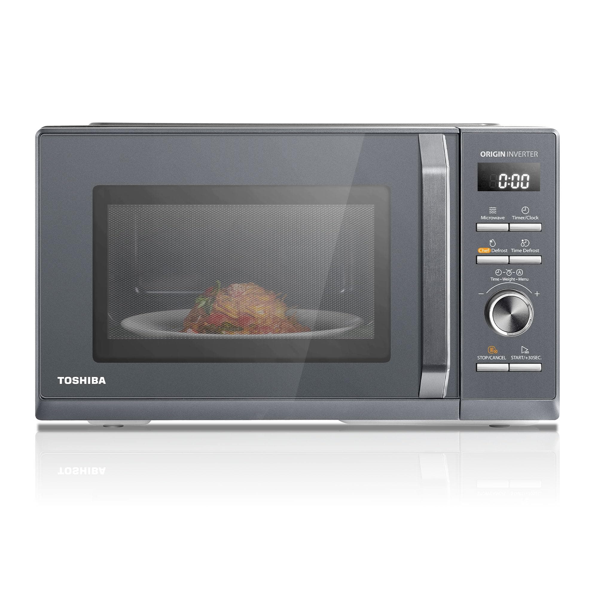 Toshiba MW3-AM25PFI(MG) Solo Mikrowelle 25L 900W - Schlankes Morandi-Grau
