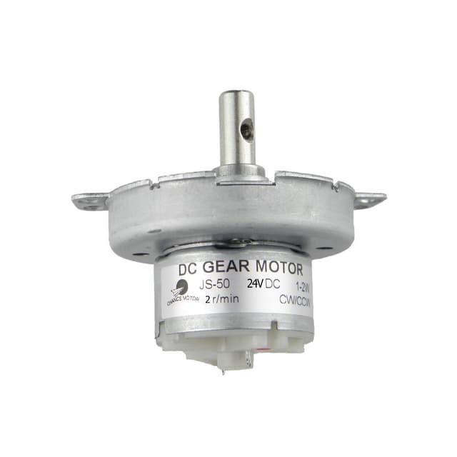 🚀 CHANCS JS-50 24V 2RPM DC Getriebemotor Elektromotor Synchronmotor 2RPM 24v Rundwelle 🚀