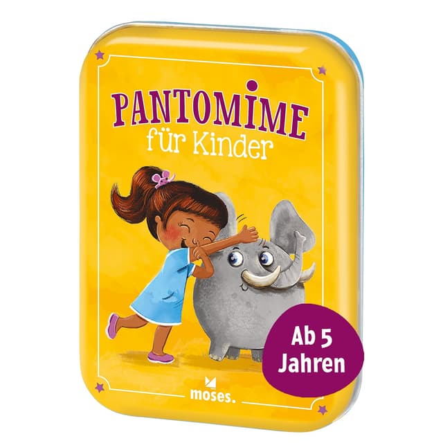 🎭🎲 Moses Pantomime für Kinder - Spiele-Klassiker für die ganze Familie