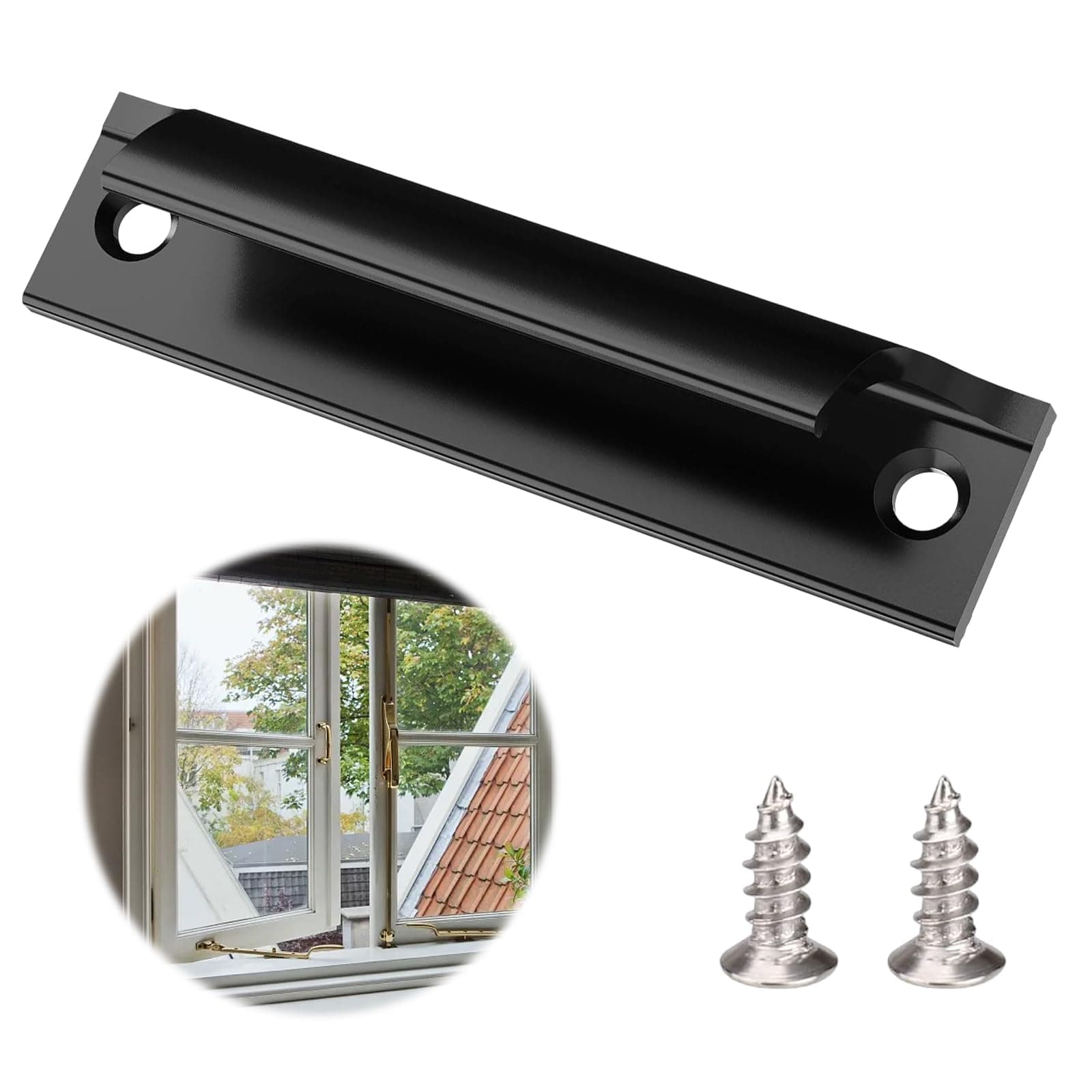 🚪🌟 JeiibrZui Balkontürgriff - Aluminium Türgriff für Balkon und Terrassentür