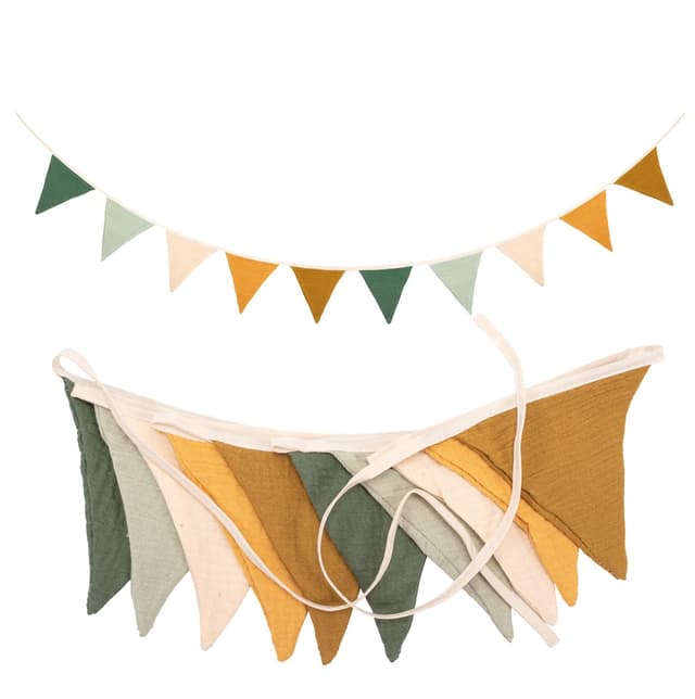 Wimpelkette Kinderzimmer - 10er Packung Must-Have Deko für Kinderzimmer 🎈