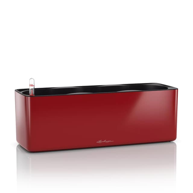 LECHUZA CUBE Glossy Triple Scarlet Rot Highgloss 13672 40x14x13,5 cm