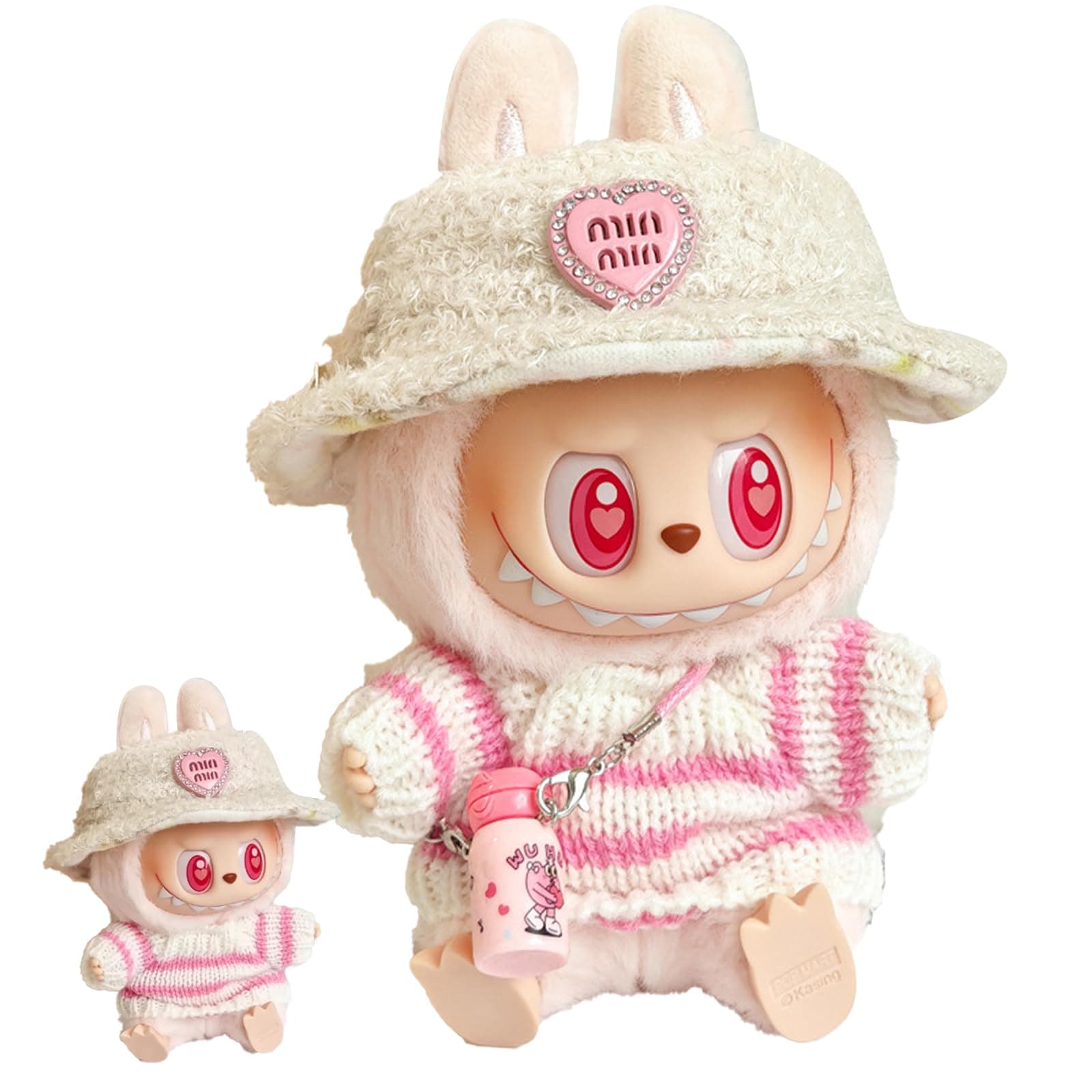 Xiujuers Bekleidung für 17cm Labubu Plüsch 🎁🧸