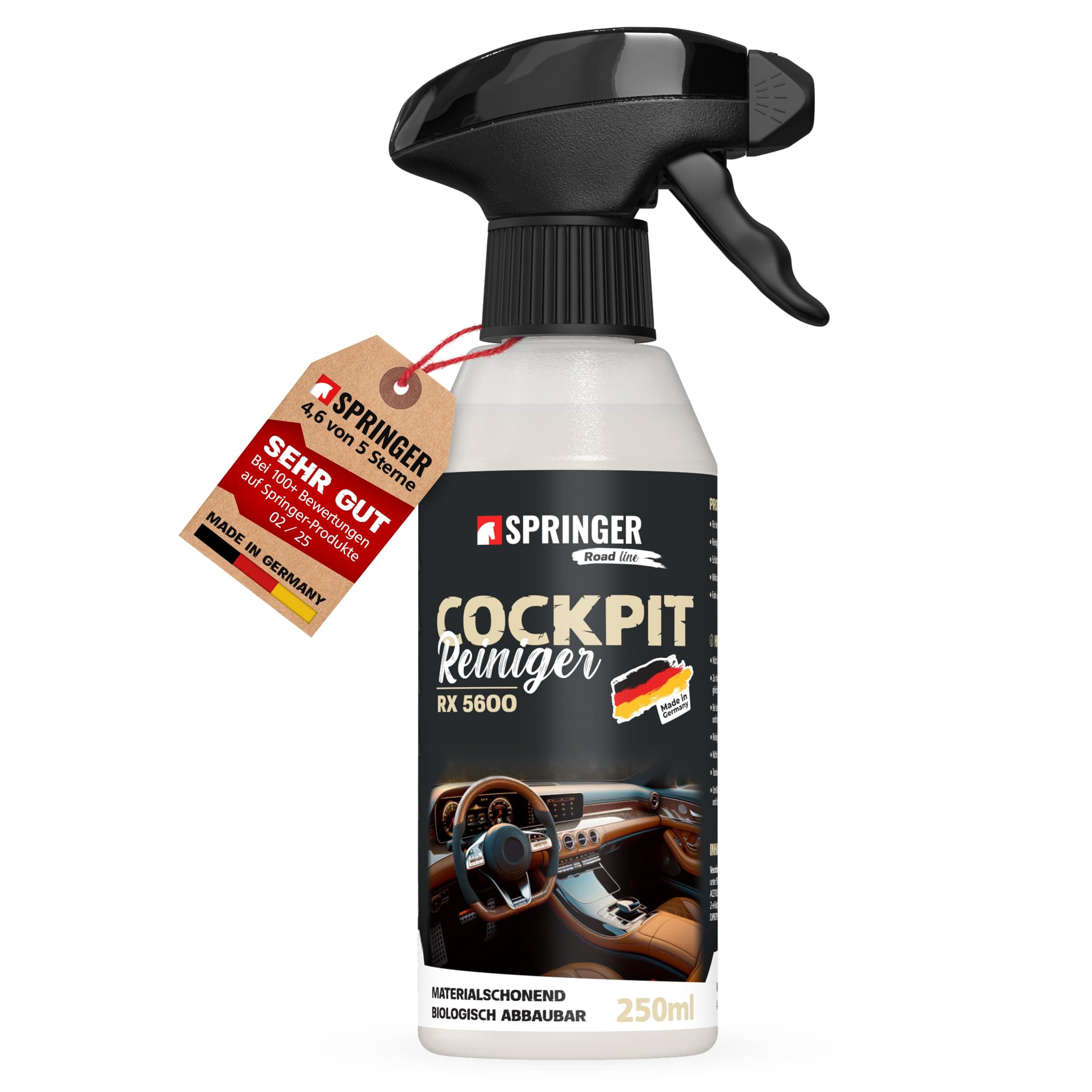 🚗 SPRINGER RX5600 Cockpit-Reiniger 250 ml 🇩🇪