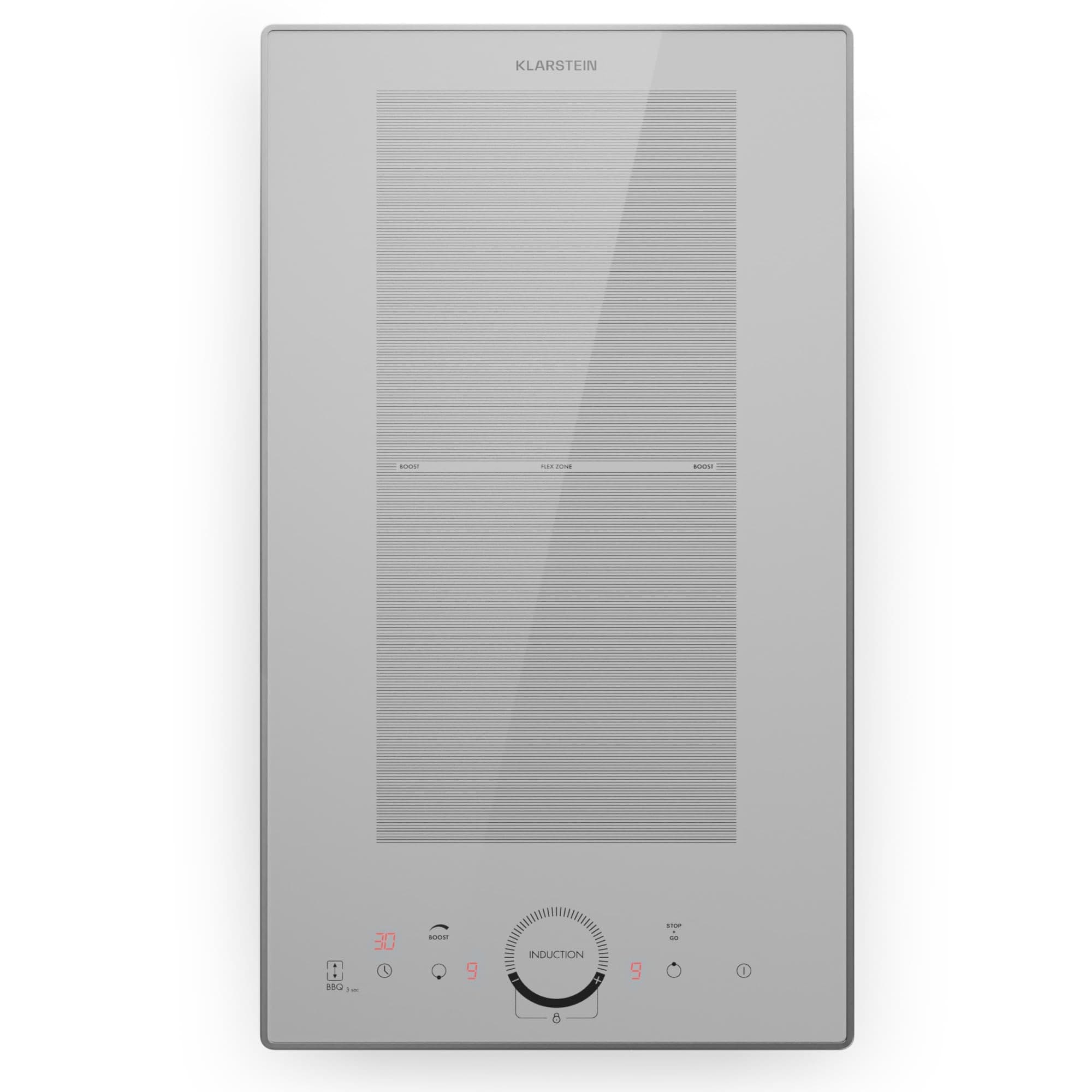 🔥 Klarstein Induktionskochfeld mit 2 Platten, 3500 Watt - Einbau-Kochfeld mit Touch-Display und ThermoBoost-Funktion ♨️