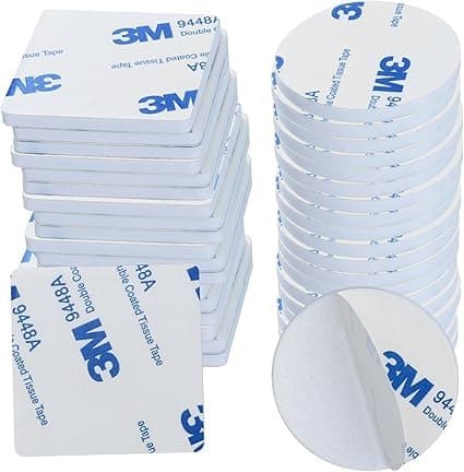 🌟 HOMMAND Klebepads Doppelseitig Extra Stark, 40 Stück 3M Schaumstoff Klebepads 🌟