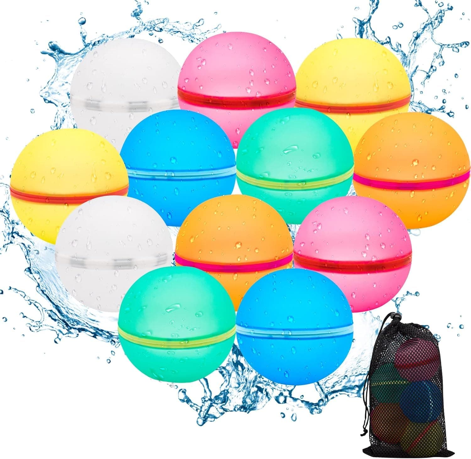 🌊🎈Wasserbomben Wiederverwendbar: Sommer Spaß-Wasserspielzeug 🏖️
