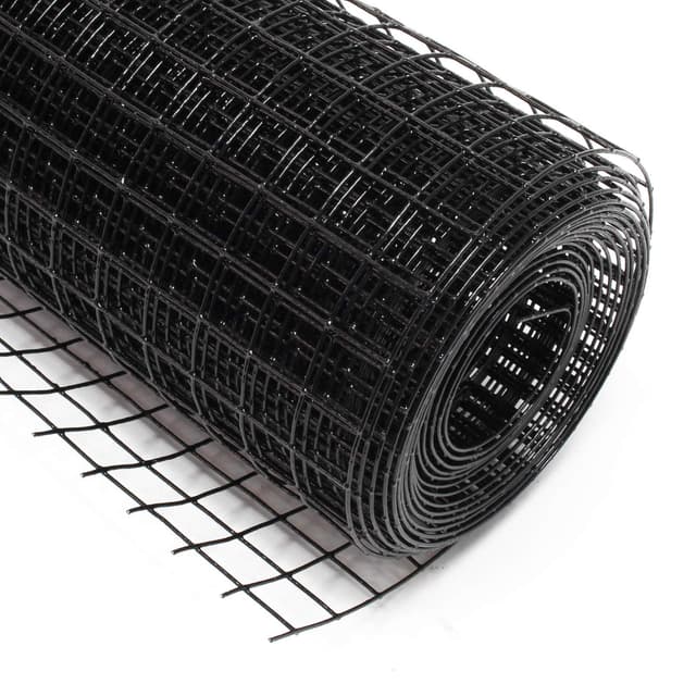 Wiltec Maschendrahtzaun Schwarz 100 cm x 25 m 🦜🌳