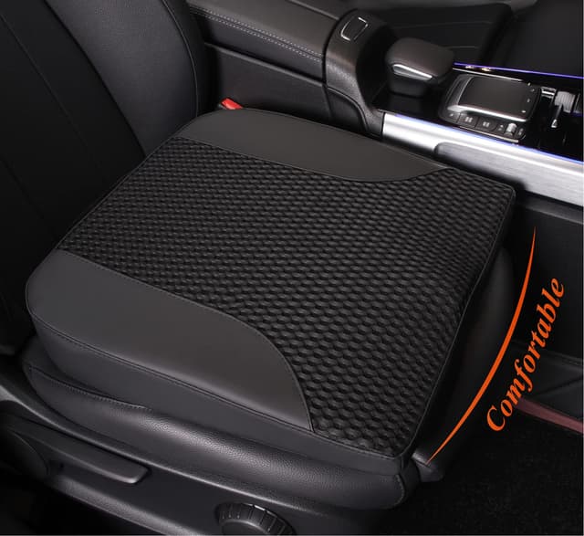 🚗👑 Kingphenix Autositzkissen aus Memory Foam - Erhöht die Sitzhöhe, lindert Rückenschmerzen