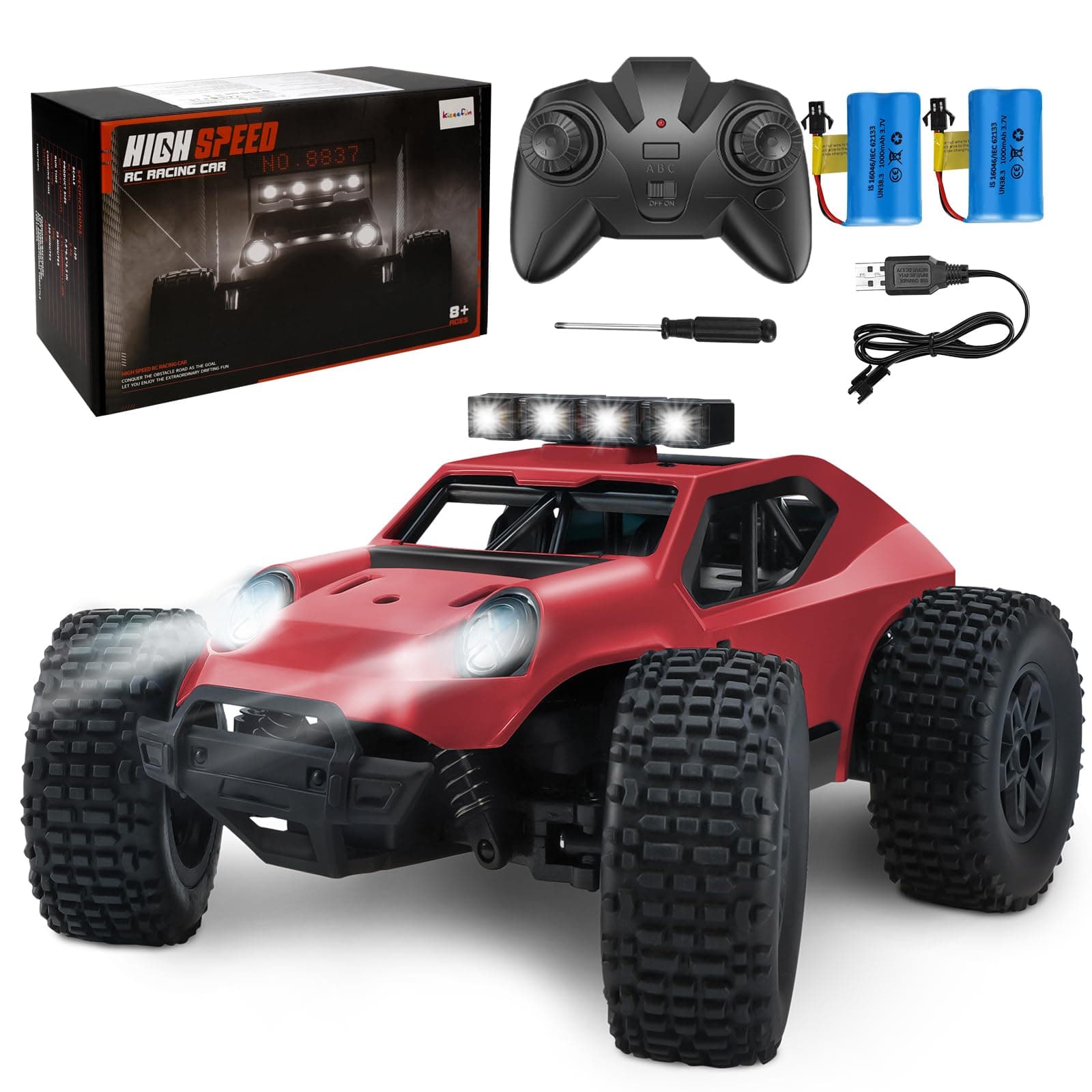 🚗 Kizeefun Ferngesteuertes Auto 1/20 RC Auto Geländewagen