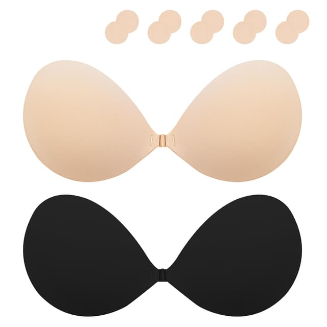 🌟 Klebe BH Push up Ohne Träger Unsichtbarer Trägerloser BH Sticky Bra 🌟