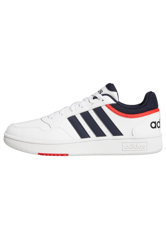 👟🔥 Adidas Herren Hoops 3.0 Low Classic Vintage Schuhe 43 1/3 EU Cloud White Legend Ink Vivid Red