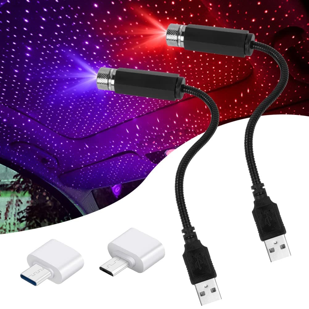URAQT LED Auto Decke Starlight - 🌟🚗🎈 Plug and Play USB Mini Starlight Projection LED-Licht