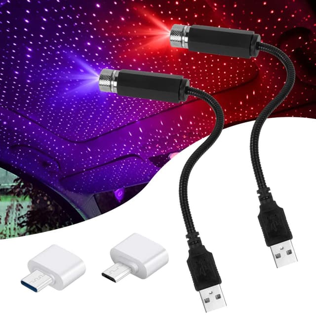 URAQT LED Auto Decke Starlight - 🌟🚗🎈 Plug and Play USB Mini Starlight Projection LED-Licht