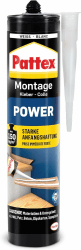 🛠️ Pattex Montagekleber Power, Baukleber mit starker Anfangshaftung, Kraftkleber für saugende Materialien, Kleber für innen & außen, 1 x 370g Kartusche - 370 g Single Angebot bei HelloDeals