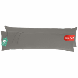 🌟 Angebot: Livessa Seitenschläferkissen Bezug 40 x 145 (2er Set) 🌙 Angebot bei HelloDeals