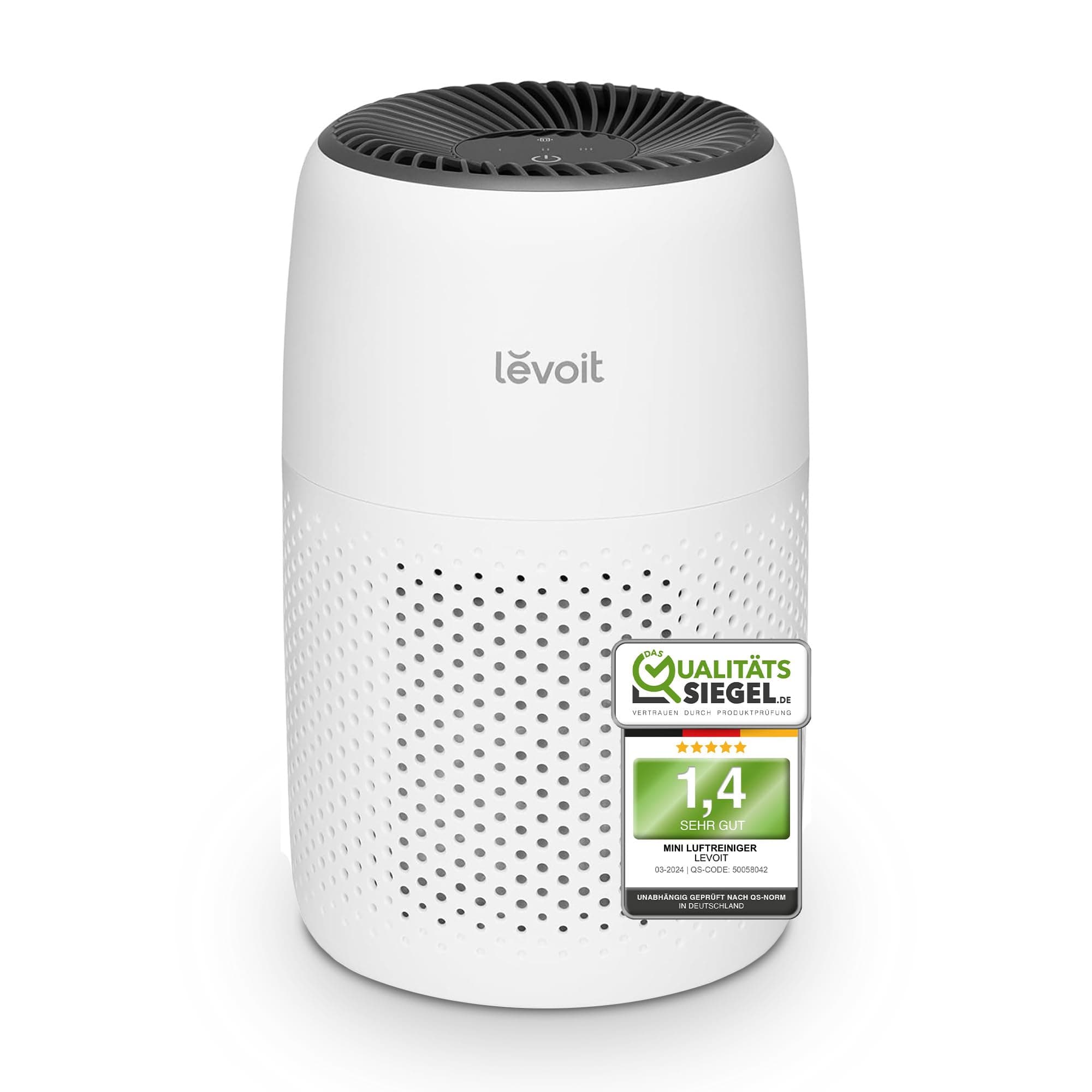 Levoit Luftreiniger Allergiker mit Aromatherapie | HEPA Luftfilter | 3 Geschwindigkeiten | Weiß