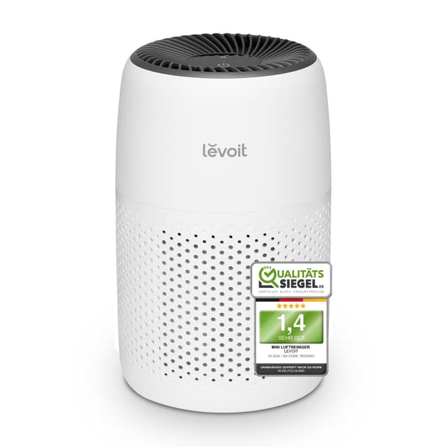 Levoit Luftreiniger Allergiker mit Aromatherapie | HEPA Luftfilter | 3 Geschwindigkeiten | Weiß
