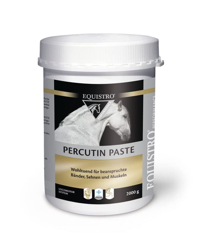 EQUISTRO® Percutin Paste für Pferde 🐴 | Normalisiert Flüssigkeitsverteilung & Erholung von Sportverletzungen | 2.000g