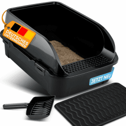 CROPLAS Offenes Katzenklo mit hohem Rand und Zubehör Angebot bei HelloDeals