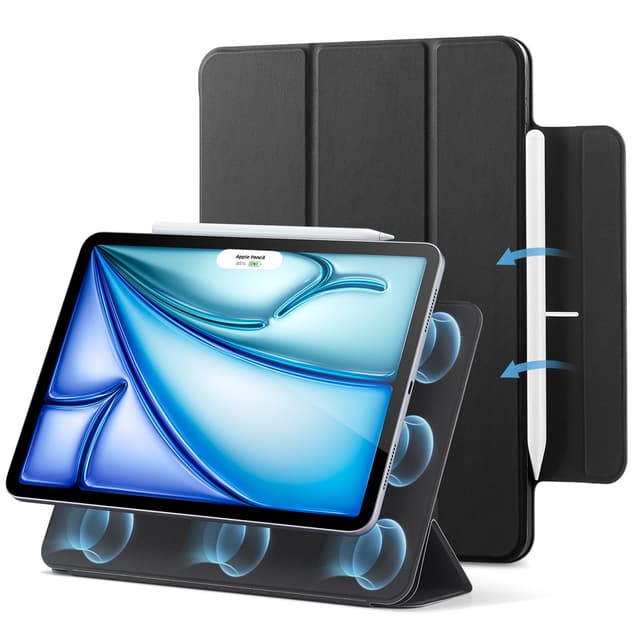 ESR iPad Air 11 Zoll 2025 Hülle M3/M2 | Starke Magnetbefestigung 🌟 | Trifold Ständerhülle