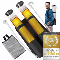 GOODS+GADGETS Der Kulthit - Duo Bierrucksack Doppel Bier Rucksack 🍻 Angebot bei HelloDeals