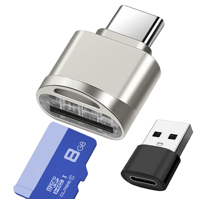 🔥 Micro SD Kartenleser mit USB C auf SD Kartenleser 📱🔌