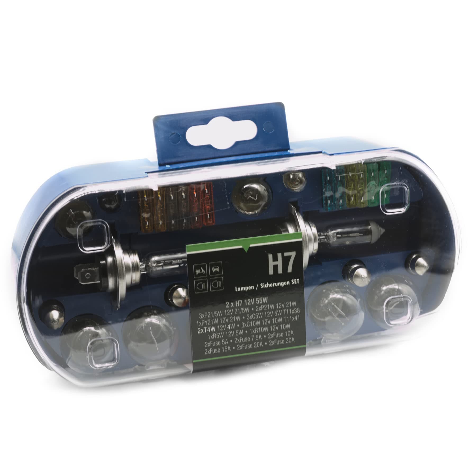 LIGHTWORLD24 PKW H7 Beleuchtung Sicherungen Set 12V 30 tlg. Auto Lampen Birnen 🚗💡🔧
