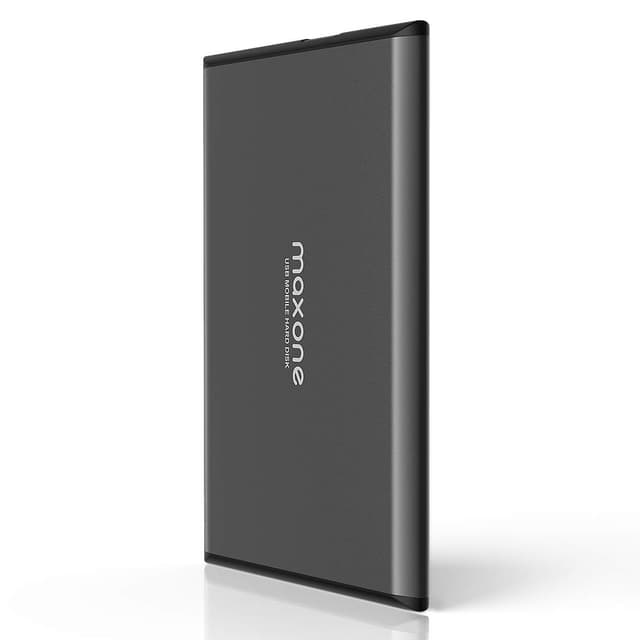 Maxone Externe Festplatte tragbare 500GB-2,5Zoll USB 3.0 Backups HDD Tragbare für TV,PC,Mac,MacBook, Chromebook, Wii u, Laptop,Desktop,Windows (500GB,Grey) 500GB Grey 🚀
