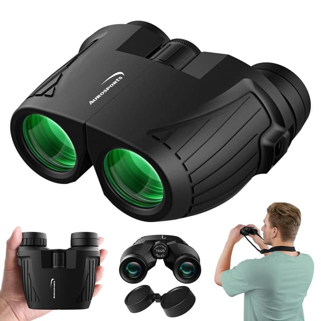Aurosports Kompaktes 15x25 mm Fernglas 🦜🔭 - Hochleistungs für Vogelbeobachtung
