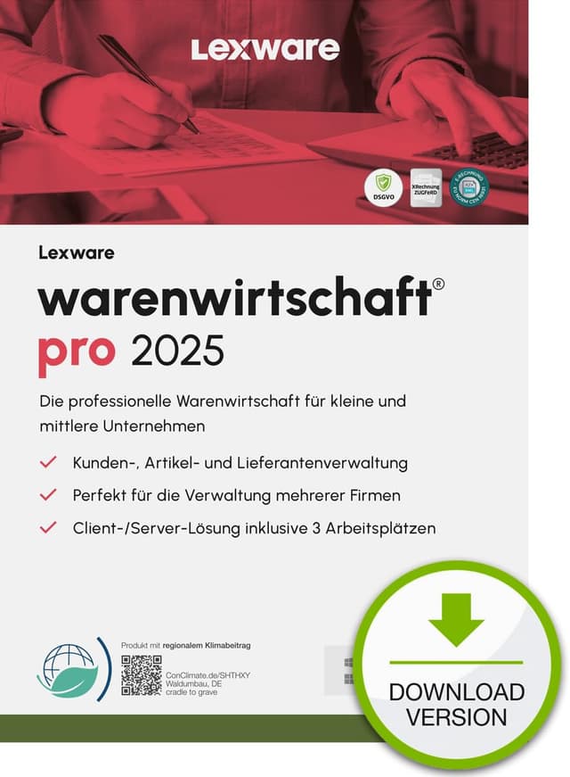 🚀 Superangebot! Lexware Warenwirtschaft Pro 2025 Download Jahresversion (365 Tage) | PC Aktivierungscode per E-Mail 💌