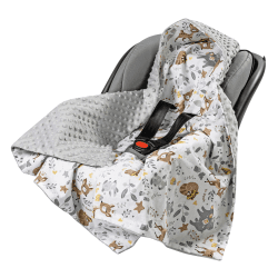 👶🧸 Medi Partners Einschlagdecke Baby Babyschale 100% Baumwolle für Sommer 85x85cm Kinderwagen Kuscheldecke Angebot bei HelloDeals