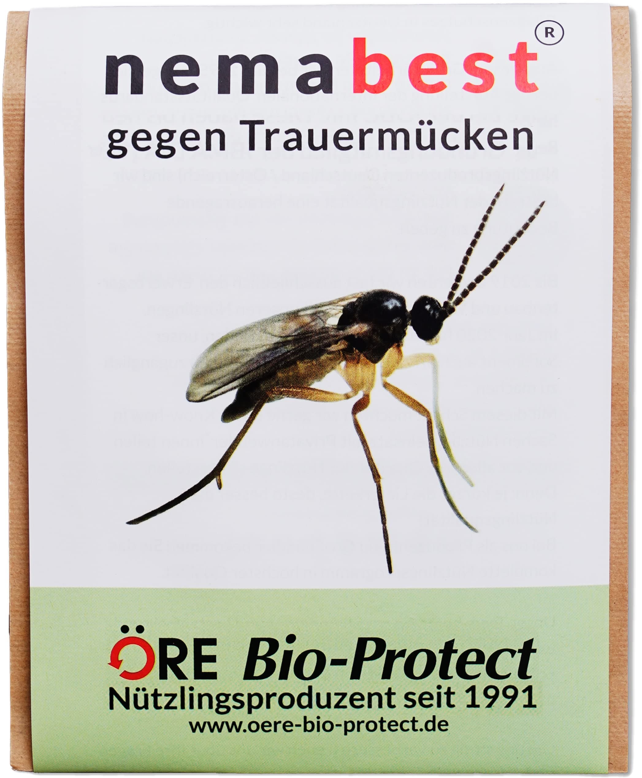 🌿🪲 Angebot: nemabest® SF Nematoden 6 Mio. (60 Pflanzen/12m²) gegen Trauermücken