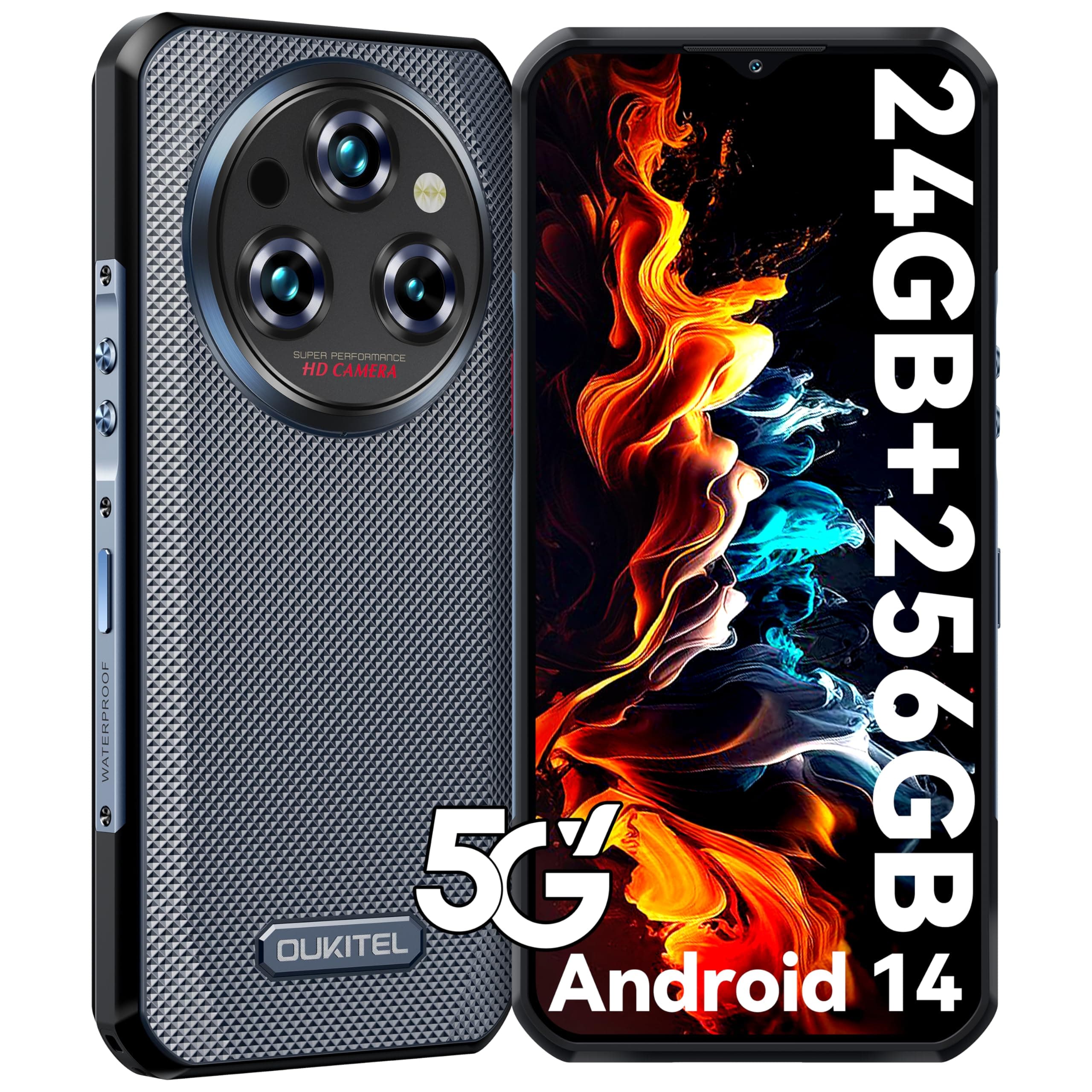 📱 OUKITEL WP35 Outdoor Handy 5G - 11000mAh Smartphone ohne Vertrag Android 14