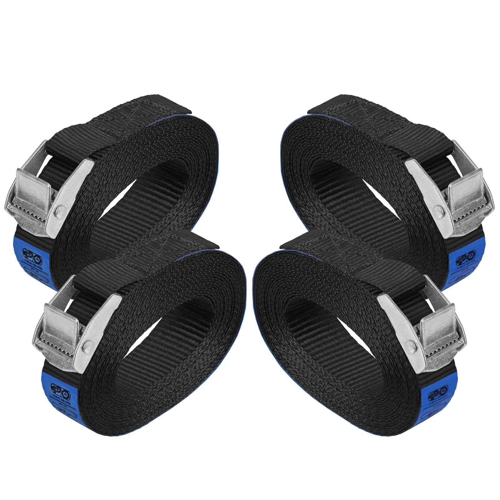 Zurrgurt Spanngurt 4er Pack 2.5 m 🌟 DIN EN 12195-2 geprüft 🌟 Angebot bei HelloDeals