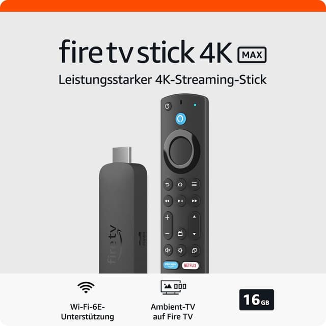 🔥 Deal: Zertifiziert und generalüberholt Amazon Fire TV Stick 4K Max 🔥