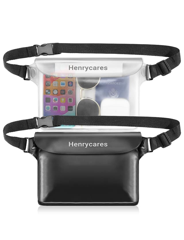 Henrycares 2 Stück wasserdichte Tasche Bauchtasche Schwimmen 🌊🏊
